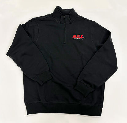 Picture of Black ALL Family Quarter Zip Pullover