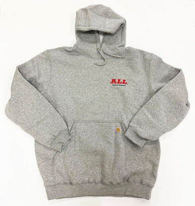 Picture of Gray ALL Family Carhartt Hooded Sweatshirt
